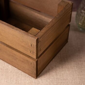Accessoire de table Mini caisse en bois 3