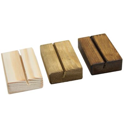 Mini Wooden Menu Holders (Pack of 10)