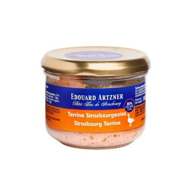 Terrine Strasbourgeoise au Gewurztraminer, 20% de Foie Gras d'Oie