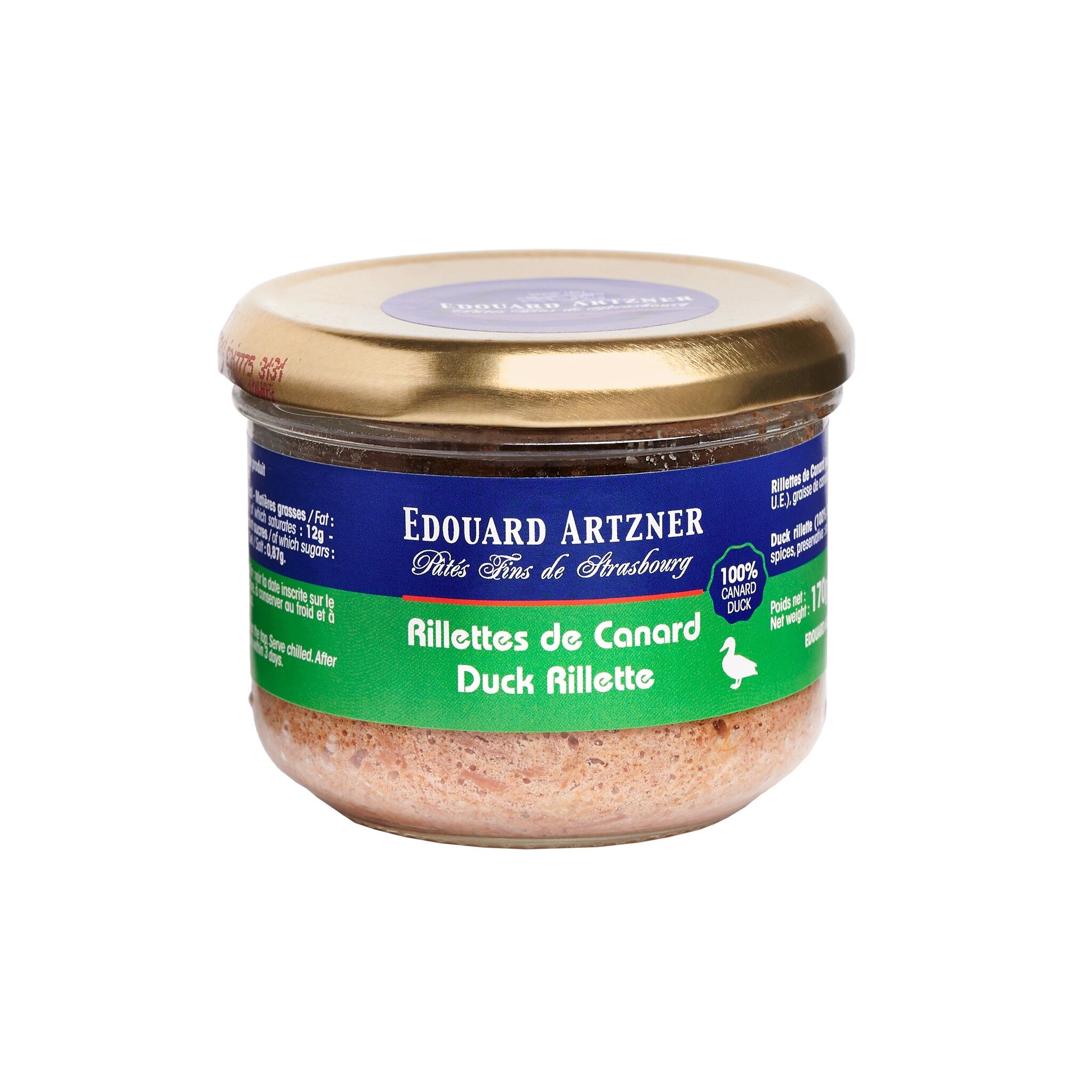 Enten-Rillettes 100% - 170g