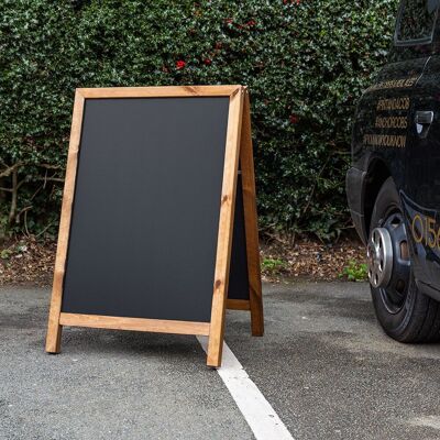 Square Top A-Frame Blackboard
