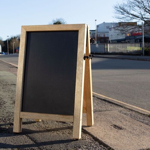 Hardwood Framed Pavement Signage Stand