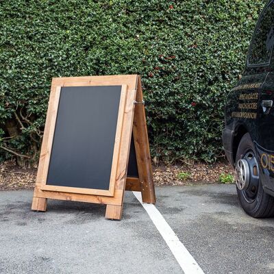 Large Reversible A-Frame Blackboard