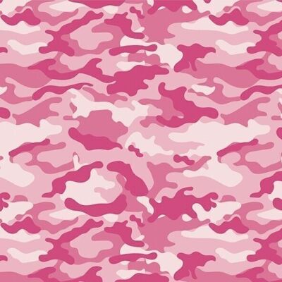 Motiv-Fotokarton "Camouflage rosa", 49,5 x 68 cm