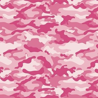 Carton photo motif "Camouflage rose", 49,5 x 68 cm