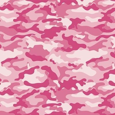 Motiv-Fotokarton "Camouflage rosa", 49,5 x 68 cm