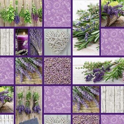Motif photo cardboard "Country house lavender", 49.5 x 68 cm