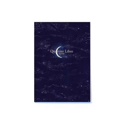 Cuaderno A6 con rayas nocturnas