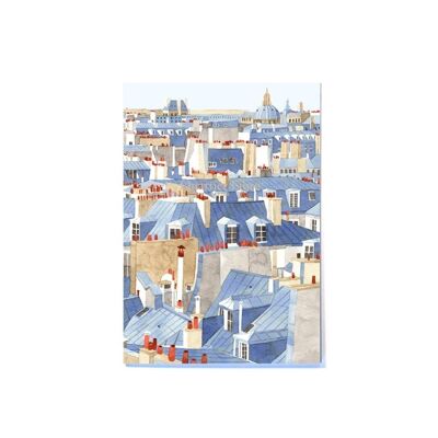 A6 Notebook Roofs of Paris