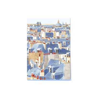 Piccolo quaderno Tetti di Parigi Quartiere Libero