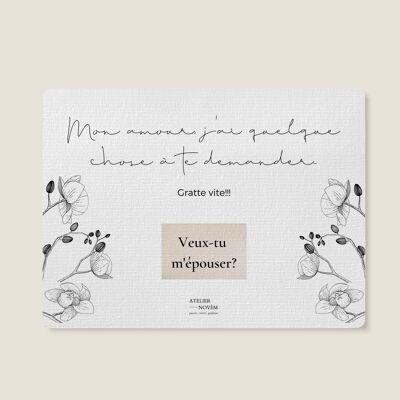 Scratch Cards - Wedding - Will you marry me?