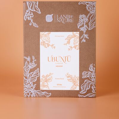 Ubuntu Liquid Memory Natural Liquid Soap- Floral Aroma - Bulk Format Bag in Box 15 Liters