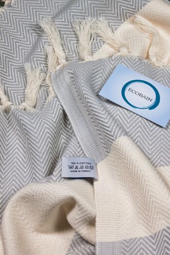 Serviette de hammam "Couture Towel" | serviette de sauna 13