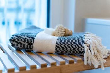 Serviette de hammam "Couture Towel" | serviette de sauna 7