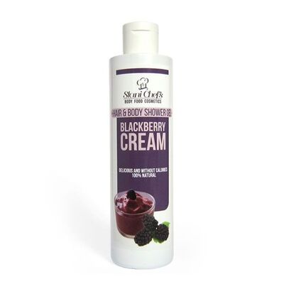 Gel douche corps et cheveux Blackberry Cream, 250 ml