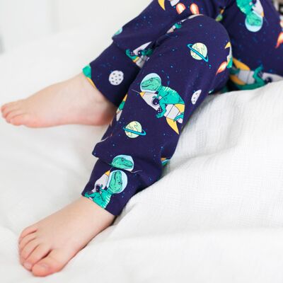 Space Rex Leggings 0-6 Years - 0-6 M