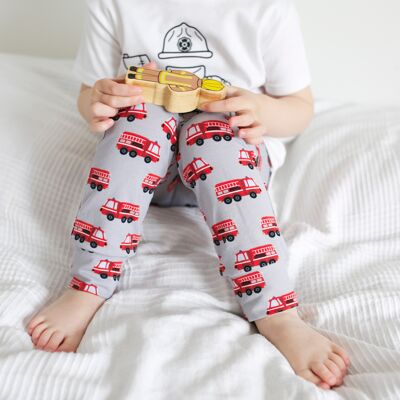 New Fire engine leggings - 2-3 Y