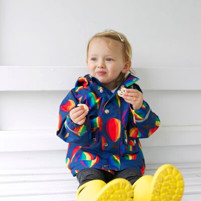 Recycled Hot air Balloon Raincoat 0-9 Years - 5-6 Y