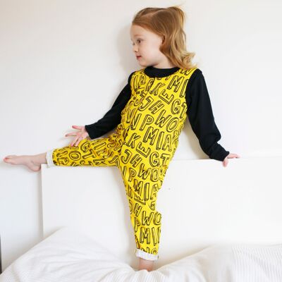 Alphabet Dungarees 1-6 Years