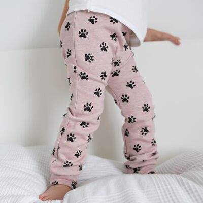 Extra Warm Paw print leggings 0-6 Years - 6-9 M