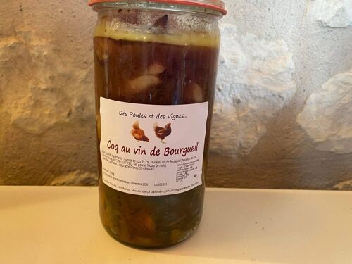 Coq au vin de Bourgueil (4 pers)