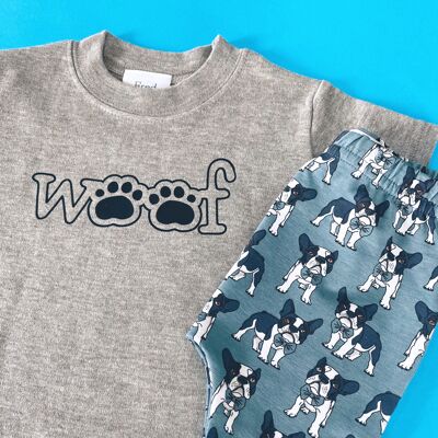 Woof print T shirt
