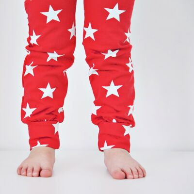 Red star Print Baby Leggings 0-6 Years - 3-6 M