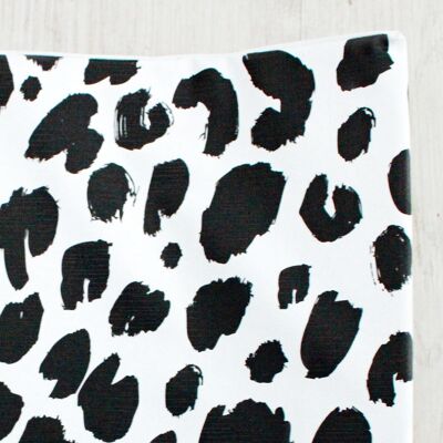 Mono Leopard print Changing Mat (all sizes) - Travel changing mat