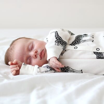 Giraffe cotton sleepsuit - Newborn