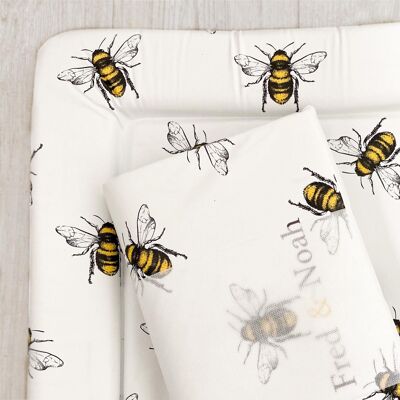 Bee print Changing Mat ( All sizes) - Wedge changing mat