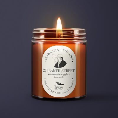 221 BAKER STREET CANDLE IN APOTHECARY JAR