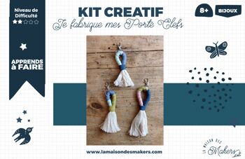 Kits DIY trio de Porte Clefs 1