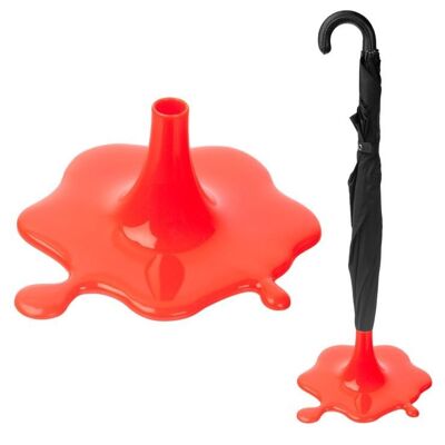 Umbrella stand, Splash, red