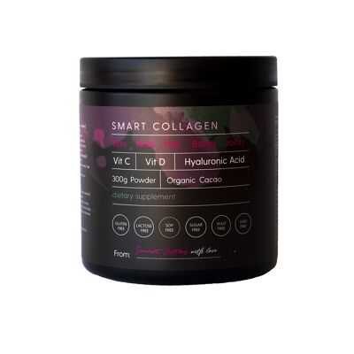 Smart Collagen - collagene bovino idrolizzato con acido ialuronico, Vit C e Vit D
