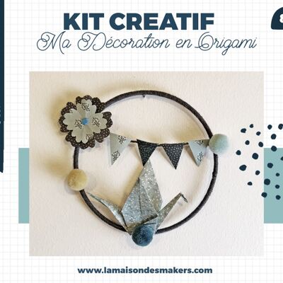 Kit de bricolaje: Mi decoración de origami