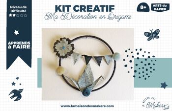 Kit DIY : Ma décoration en origami 1