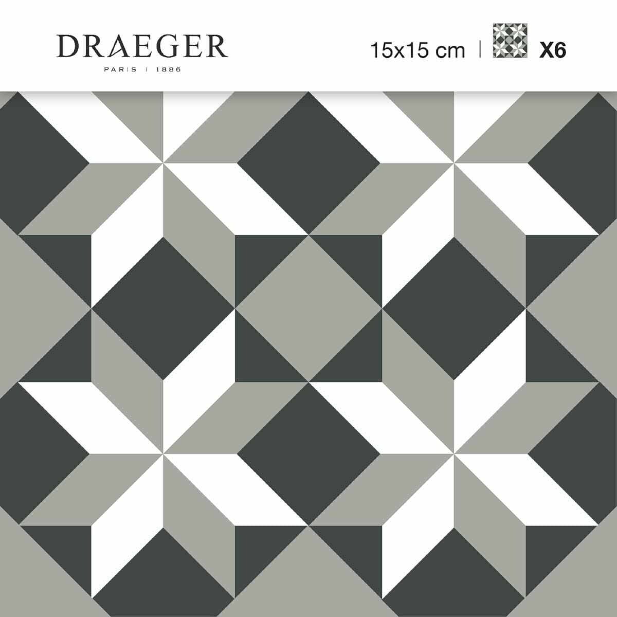 6 carreaux adhesifs deco carrelage - mini dugommier