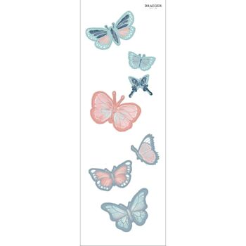 Sticker mural - Homesticker Papillons pastel 2