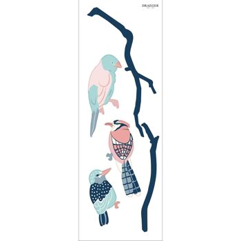 Sticker mural - Homesticker Oiseaux et branches 2