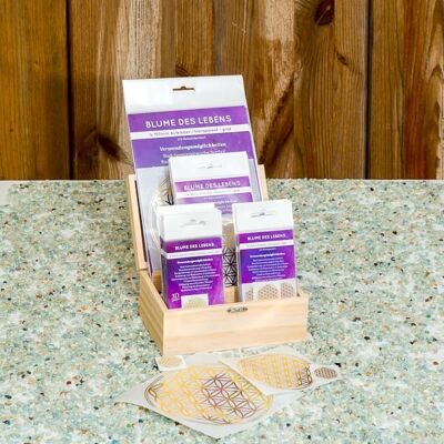 Set de pegatinas Flower of Life Gold