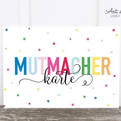 Postkarte: Mutmacherkarte