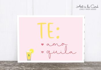 Carte postale: Te-amo Te-quila