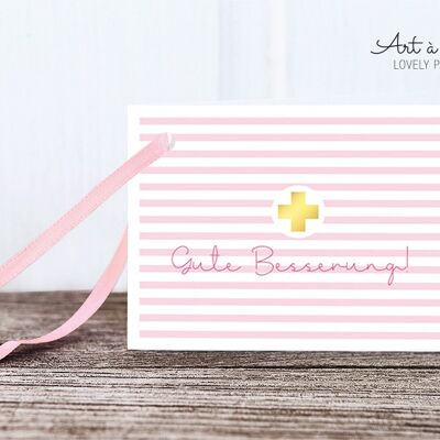 Gift tags: cross, pink M