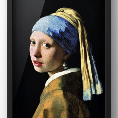 The Girl with the Pearl Earring Portrait Print | Iconic Wall Art - A3 Print Only