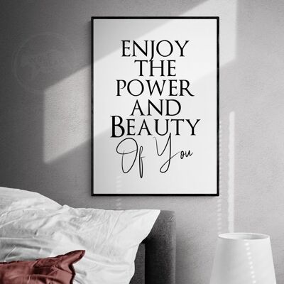 Enjoy the Power - A4 Print Only