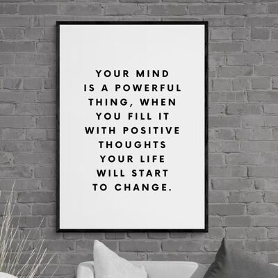 Powerful Mind - A4 Print