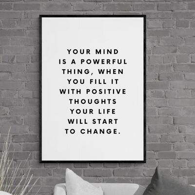 Powerful Mind - A3 Print