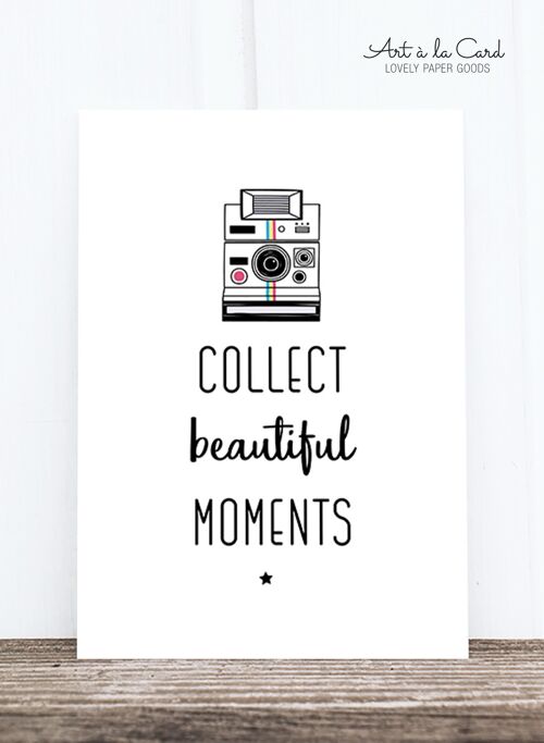 Postkarte: Collect moments