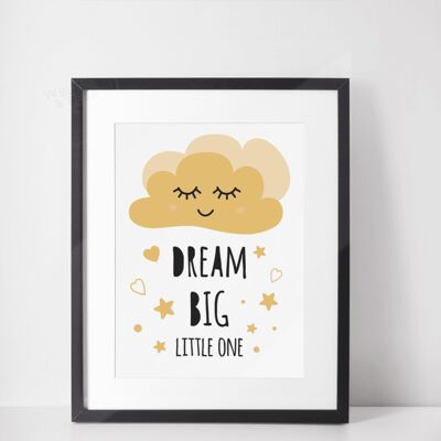 Dream Big Little One - A4 Print