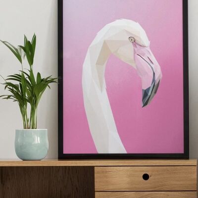 Pink Flamingo - A3 Print Only